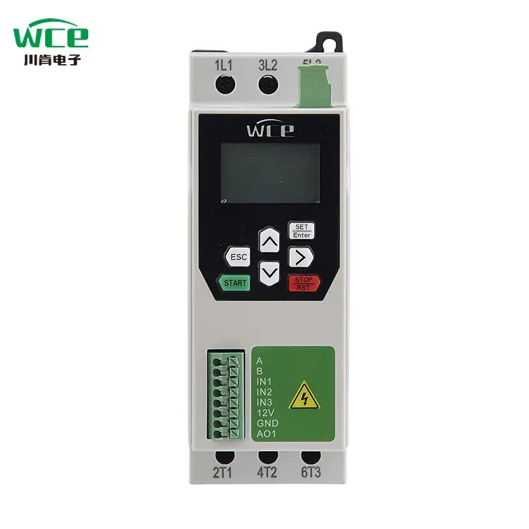3 fase 380V incorporado incorporado arranque suave 1hp 0.75kW
