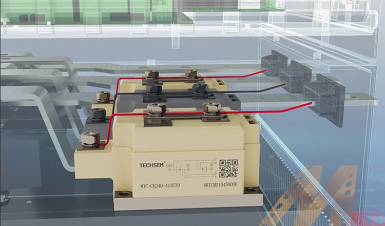 3 phase 690V AC Built in Bypass Soft Starter 200KW