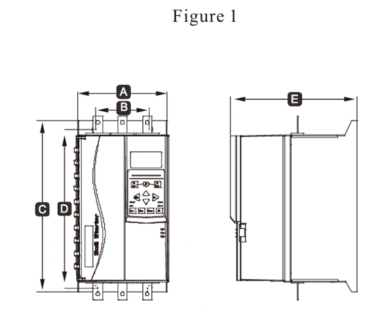 3 phase 690V AC Built in Bypass Soft Starter 200KW